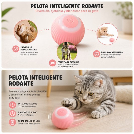 Juguete pelota inteligente con movimiento