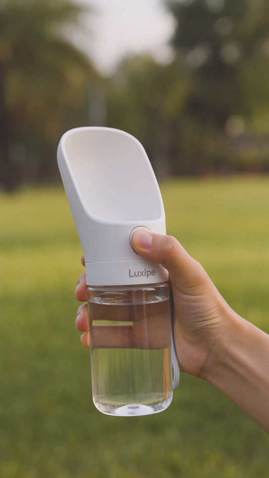 Botella dispensador de agua portátil para mascotas